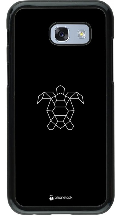 Coque Samsung Galaxy A5 (2017) - Turtles lines on black