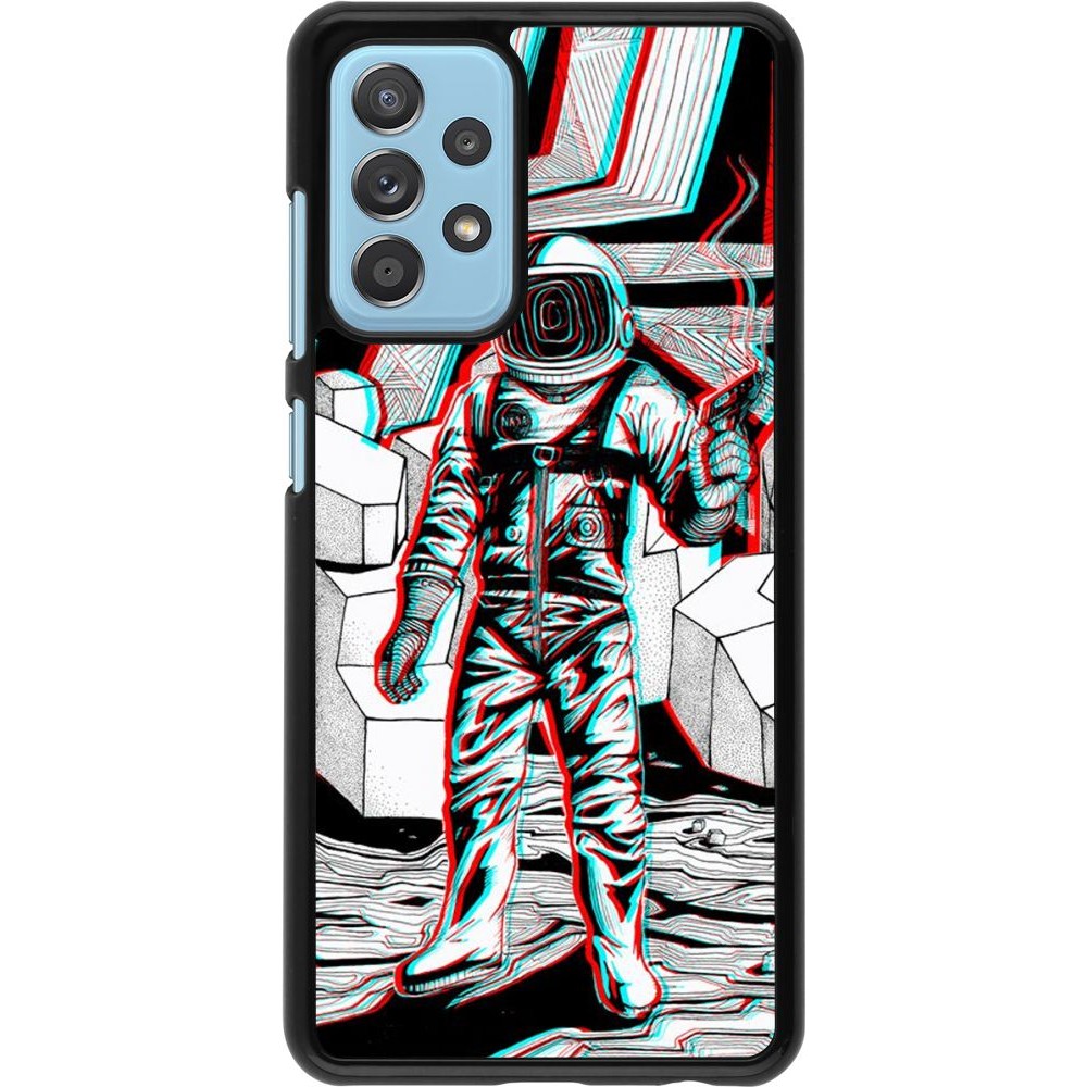 Coque Samsung Galaxy A52 5G - Anaglyph Astronaut