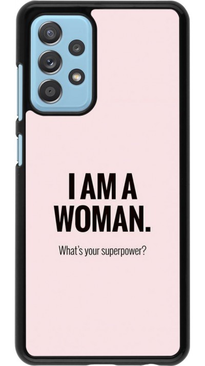 Hülle Samsung Galaxy A52 5G - I am a woman