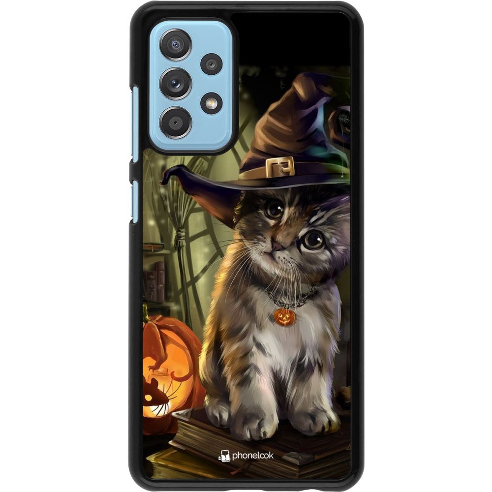 Coque Samsung Galaxy A52 - Halloween 21 Witch cat