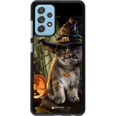 Coque Samsung Galaxy A52 - Halloween 21 Witch cat