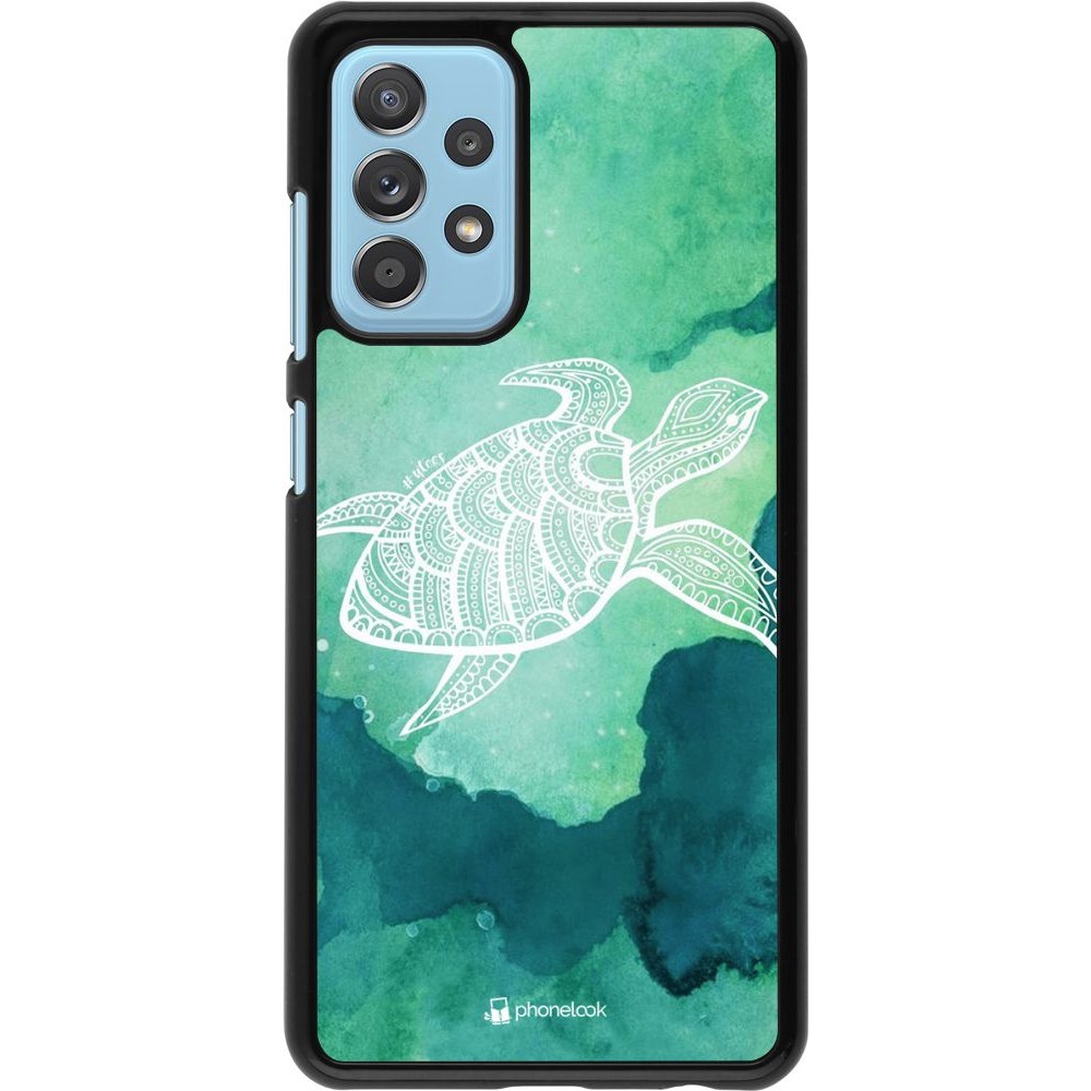 Coque Samsung Galaxy A52 - Turtle Aztec Watercolor