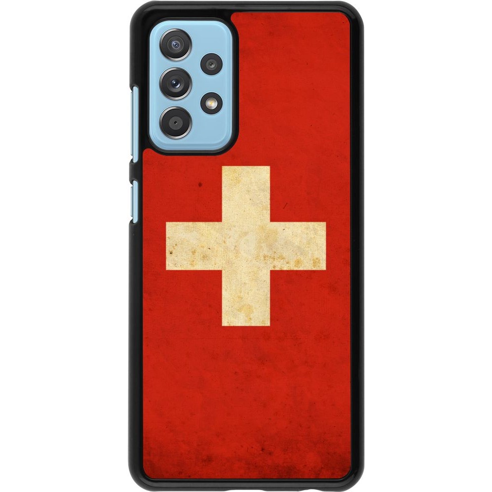 Coque Samsung Galaxy A52 5G - Vintage Flag SWISS