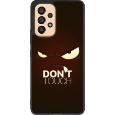 Coque Samsung Galaxy A53 5G - Silicone rigide noir Angry Dont Touch