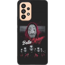 Coque Samsung Galaxy A53 5G - Silicone rigide noir Bella Ciao