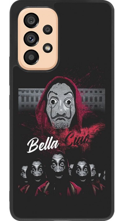 Coque Samsung Galaxy A53 5G - Silicone rigide noir Bella Ciao