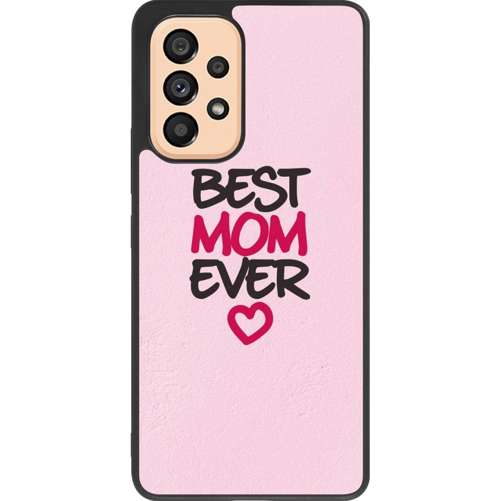 Coque Samsung Galaxy A53 5G - Silicone rigide noir Best Mom Ever 2