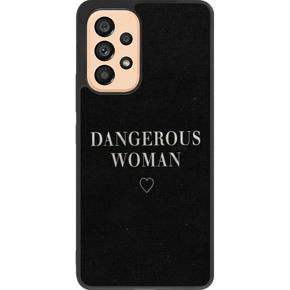 Coque Samsung Galaxy A53 5G - Silicone rigide noir Dangerous woman