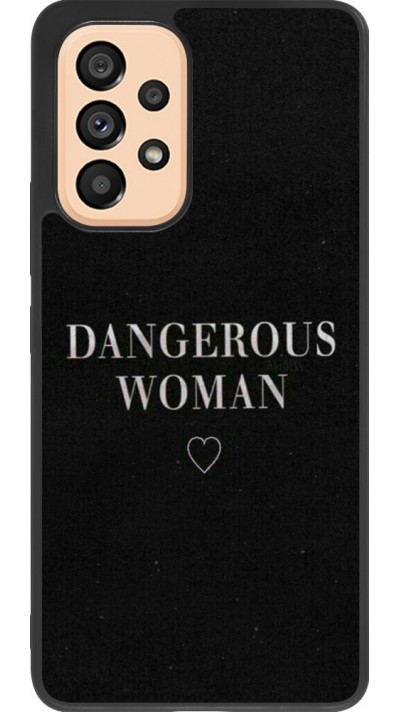 Hülle Samsung Galaxy A53 5G - Silikon schwarz Dangerous woman