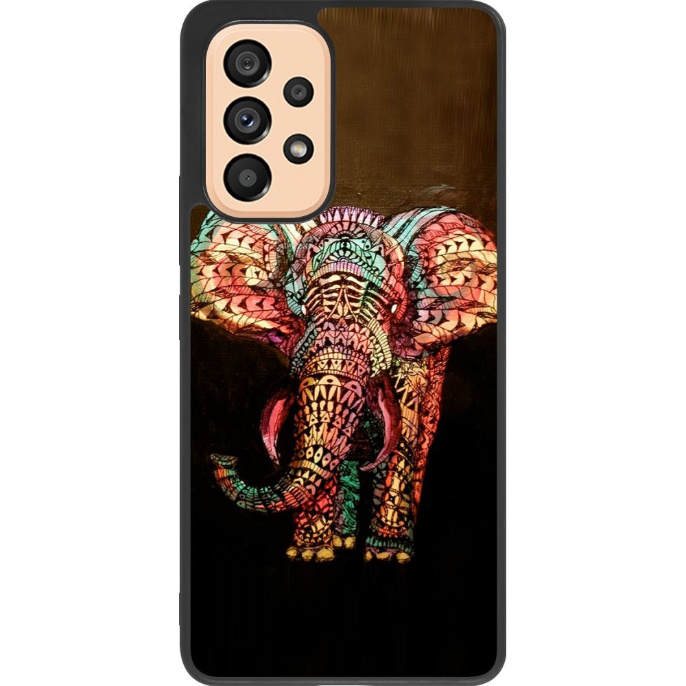 Hülle Samsung Galaxy A53 5G - Silikon schwarz Elephant 02
