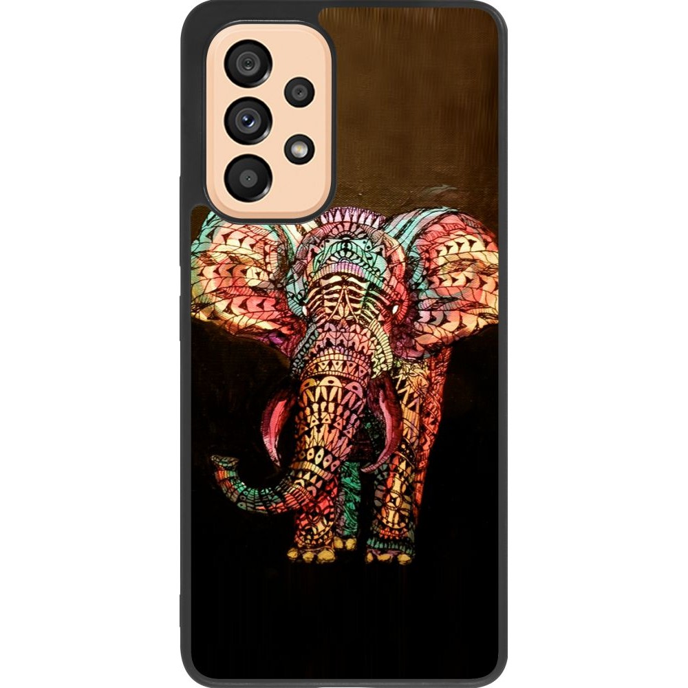 Coque Samsung Galaxy A53 5G - Silicone rigide noir Elephant 02