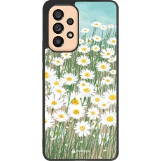 Coque Samsung Galaxy A53 5G - Silicone rigide noir Flower Field Art