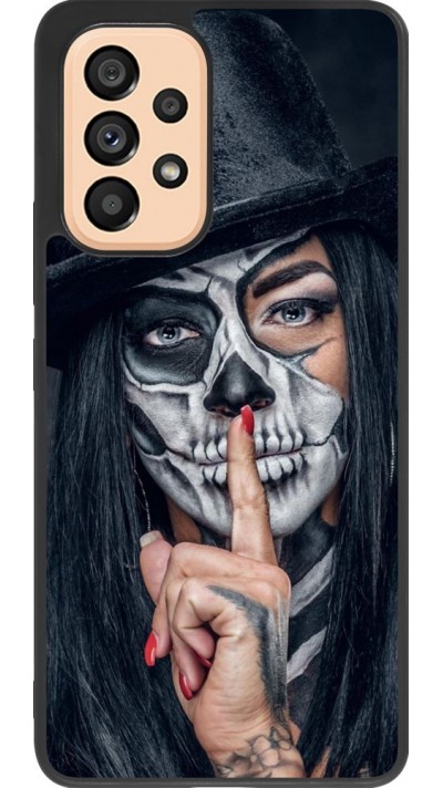 Hülle Samsung Galaxy A53 5G - Silikon schwarz Halloween 18 19