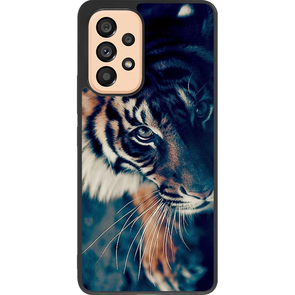 Coque Samsung Galaxy A53 5G - Silicone rigide noir Incredible Lion