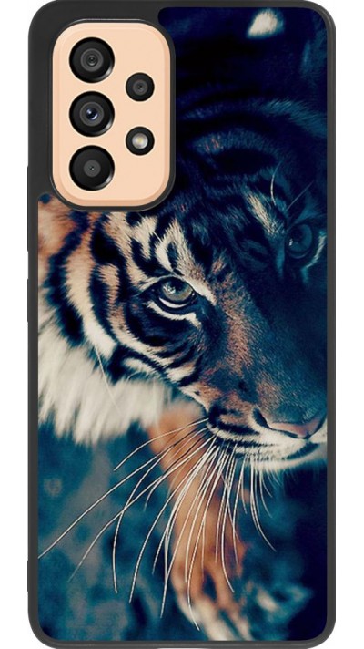 Coque Samsung Galaxy A53 5G - Silicone rigide noir Incredible Lion