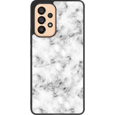 Hülle Samsung Galaxy A53 5G - Silikon schwarz Marble 01