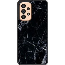 Hülle Samsung Galaxy A53 5G - Silikon schwarz Marble Black 01