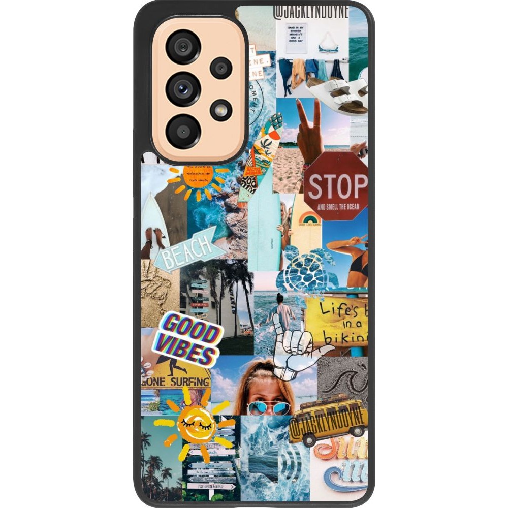 Coque Samsung Galaxy A53 5G - Silicone rigide noir Summer 2021 15