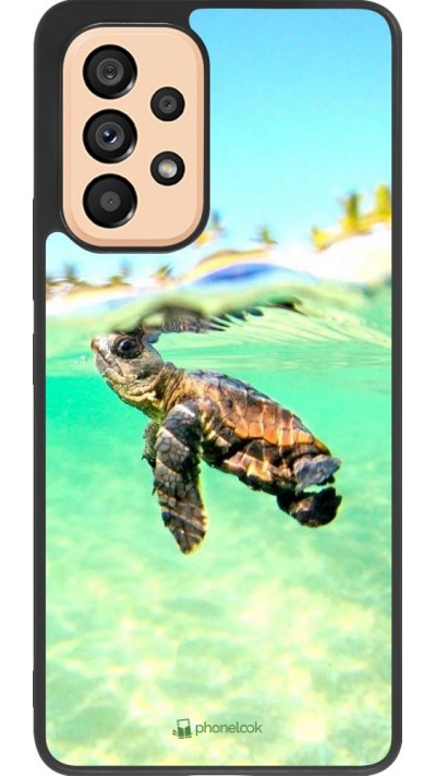 Hülle Samsung Galaxy A53 5G - Silikon schwarz Turtle Underwater