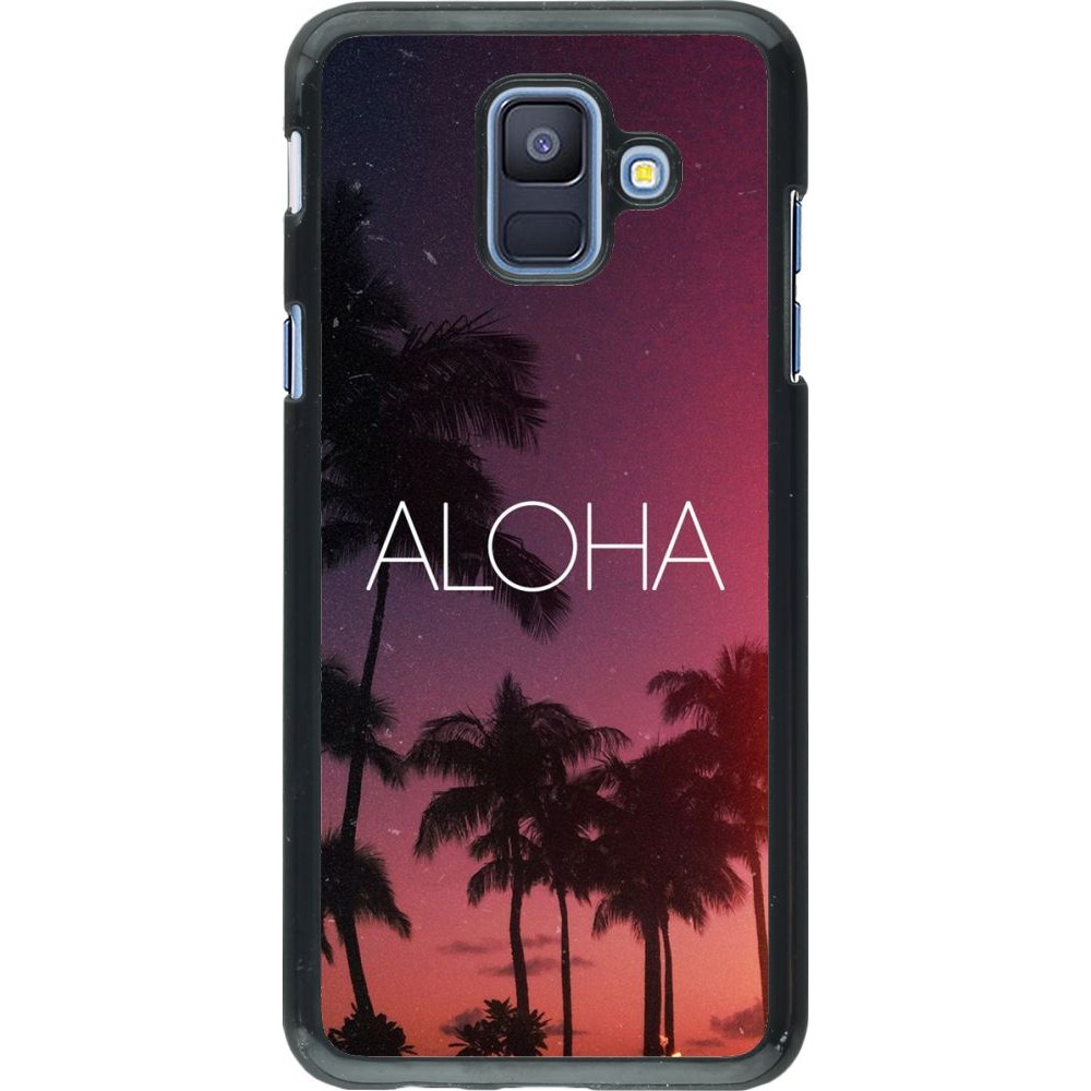 Coque Samsung Galaxy A6 - Aloha Sunset Palms