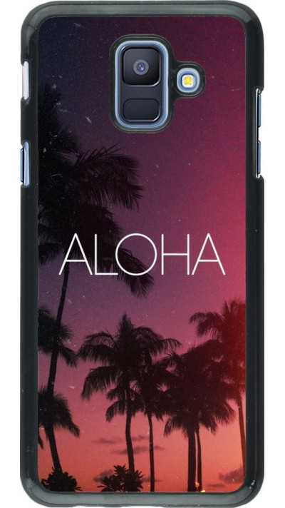 Coque Samsung Galaxy A6 - Aloha Sunset Palms