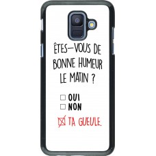 Hülle Samsung Galaxy A6 - Bonne humeur matin