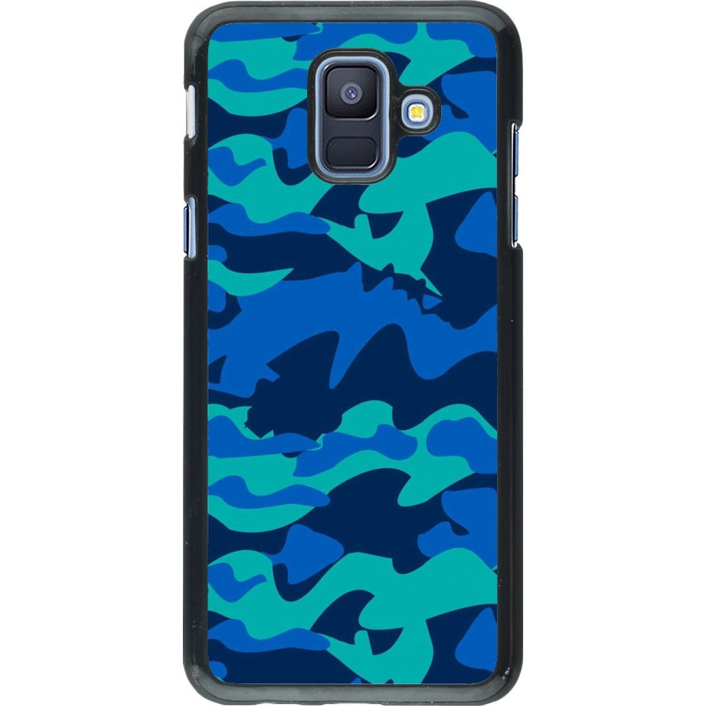 Coque Samsung Galaxy A6 - Camo Blue