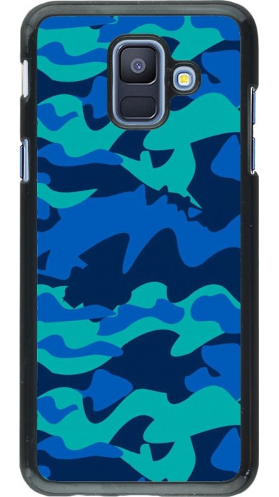 Coque Samsung Galaxy A6 - Camo Blue