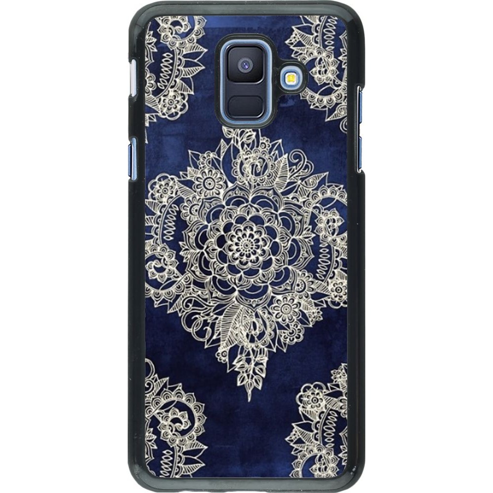 Coque Samsung Galaxy A6 - Cream Flower Moroccan