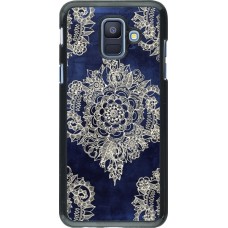 Coque Samsung Galaxy A6 - Cream Flower Moroccan