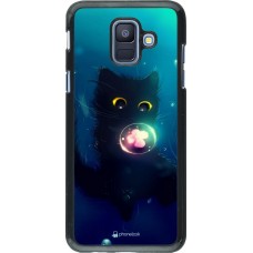 Coque Samsung Galaxy A6 - Cute Cat Bubble