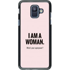 Hülle Samsung Galaxy A6 - I am a woman