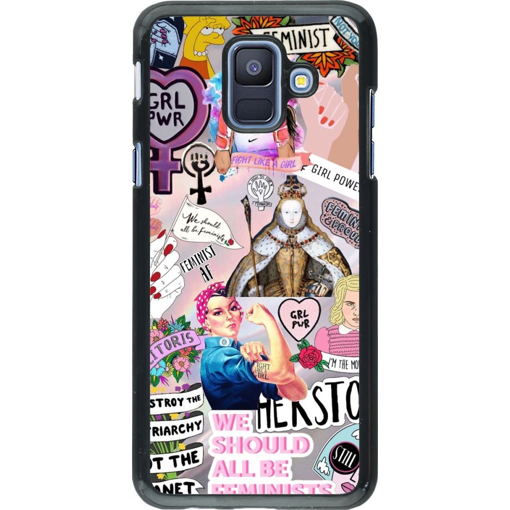 Coque Samsung Galaxy A6 - Girl Power Collage