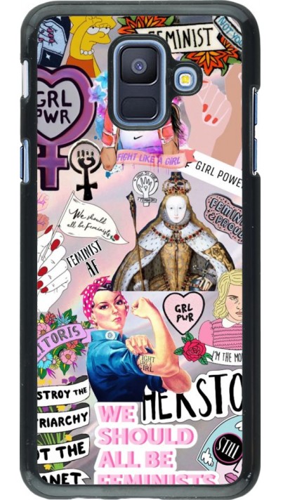 Coque Samsung Galaxy A6 - Girl Power Collage