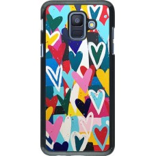 Coque Samsung Galaxy A6 - Joyful Hearts