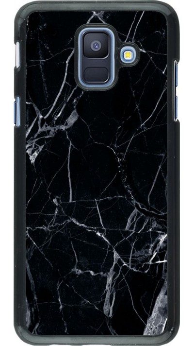 Coque Samsung Galaxy A6 - Marble Black 01