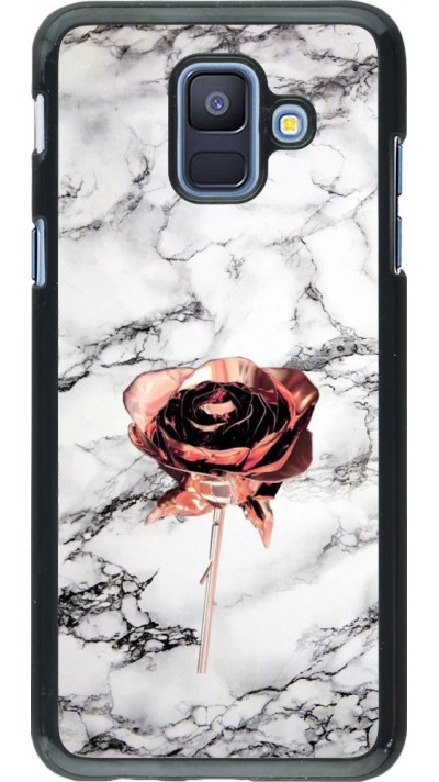 Coque Samsung Galaxy A6 - Marble Rose Gold
