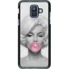 Coque Samsung Galaxy A6 - Marilyn Bubble