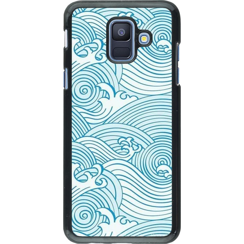 Hülle Samsung Galaxy A6 - Ocean Waves