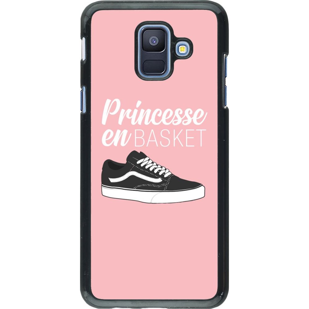 Coque Samsung Galaxy A6 - princesse en basket