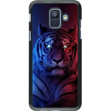 Hülle Samsung Galaxy A6 - Tiger Blue Red