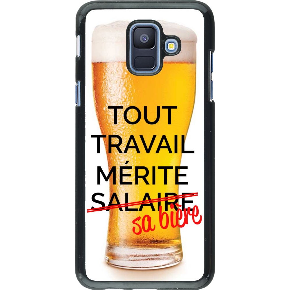 Hülle Samsung Galaxy A6 - Tout travail mérite sa bière