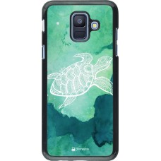 Hülle Samsung Galaxy A6 - Turtle Aztec Watercolor