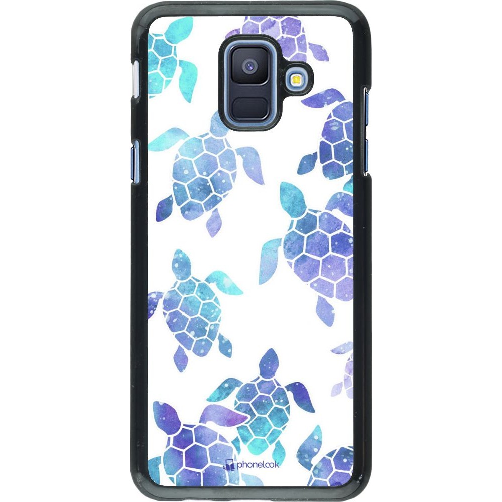 Coque Samsung Galaxy A6 - Turtles pattern watercolor