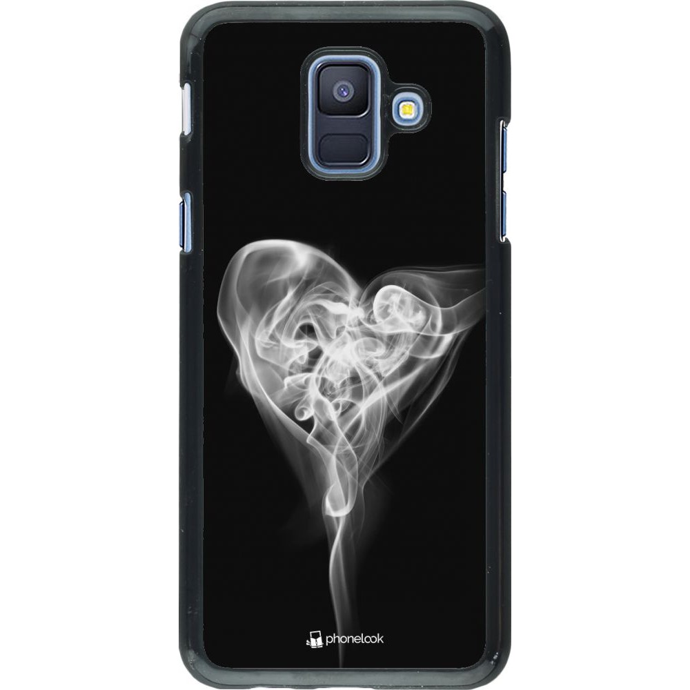 Coque Samsung Galaxy A6 - Valentine 2022 Black Smoke