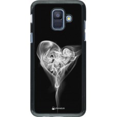 Coque Samsung Galaxy A6 - Valentine 2022 Black Smoke