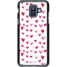 Coque Samsung Galaxy A6 - Valentine 2022 Many pink hearts