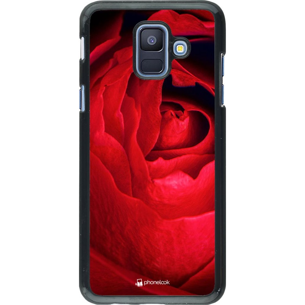 Coque Samsung Galaxy A6 - Valentine 2022 Rose
