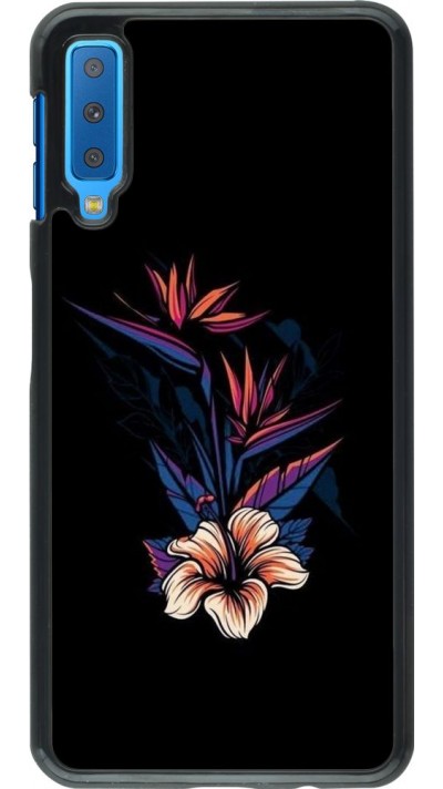 Coque Samsung Galaxy A7 - Dark Flowers