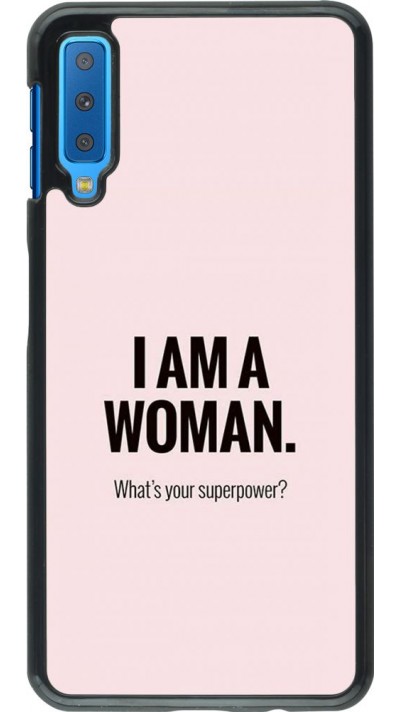 Hülle Samsung Galaxy A7 - I am a woman